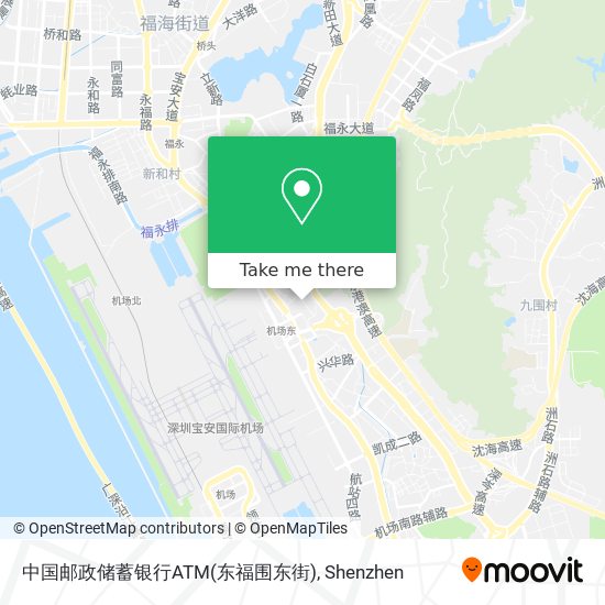 中国邮政储蓄银行ATM(东福围东街) map