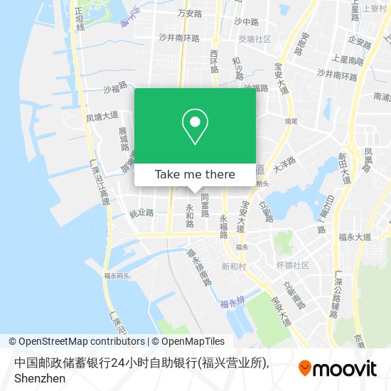 中国邮政储蓄银行24小时自助银行(福兴营业所) map