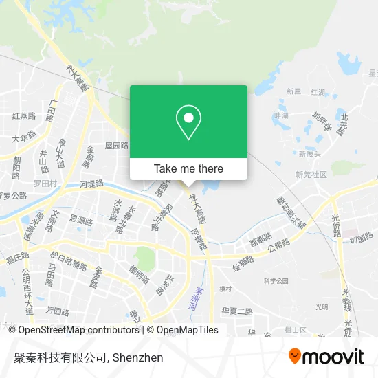 聚秦科技有限公司 map