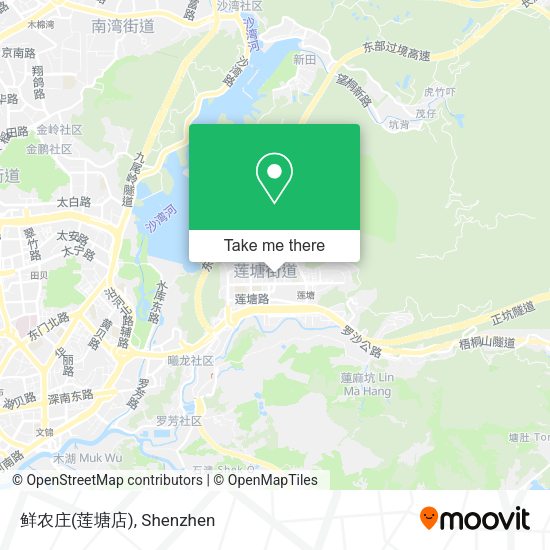 鲜农庄(莲塘店) map