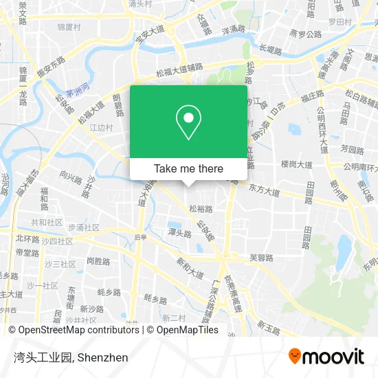 湾头工业园 map