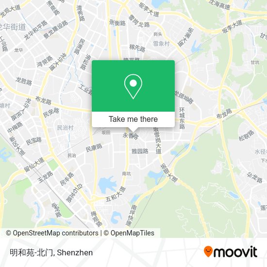 明和苑-北门 map