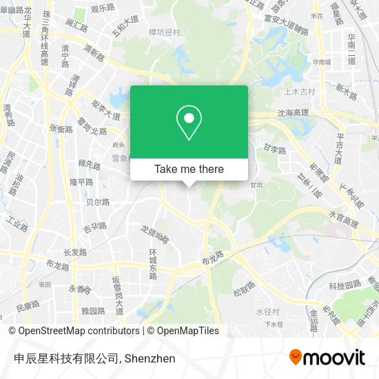 申辰星科技有限公司 map