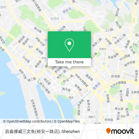 昌淼挪威三文鱼(裕安一路店) map