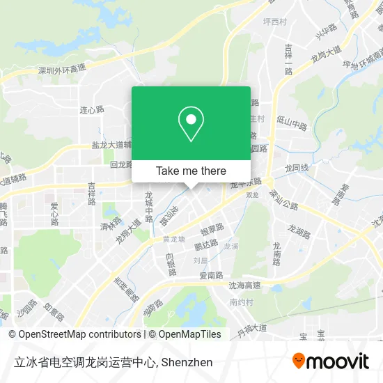 立冰省电空调龙岗运营中心 map