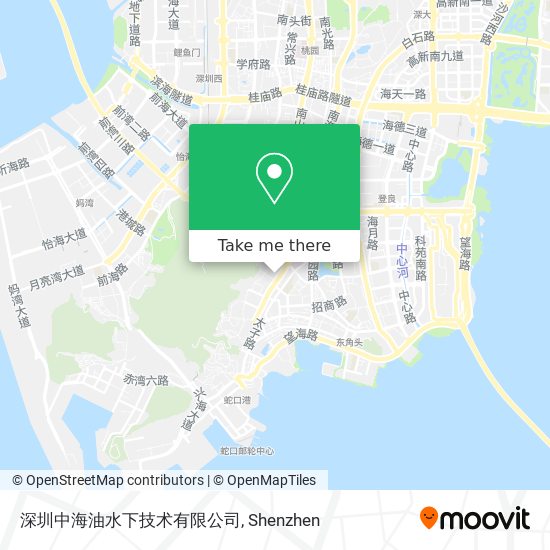 深圳中海油水下技术有限公司 map