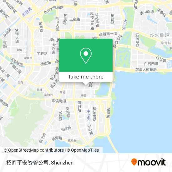 招商平安资管公司 map