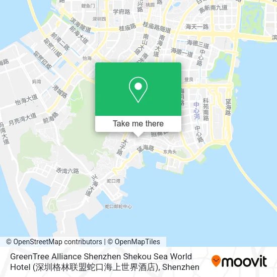 GreenTree Alliance Shenzhen Shekou Sea World Hotel (深圳格林联盟蛇口海上世界酒店) map