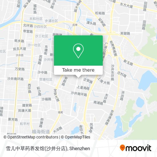 雪儿中草药养发馆(沙井分店) map