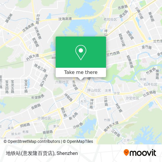 地铁站(意发隆百货店) map