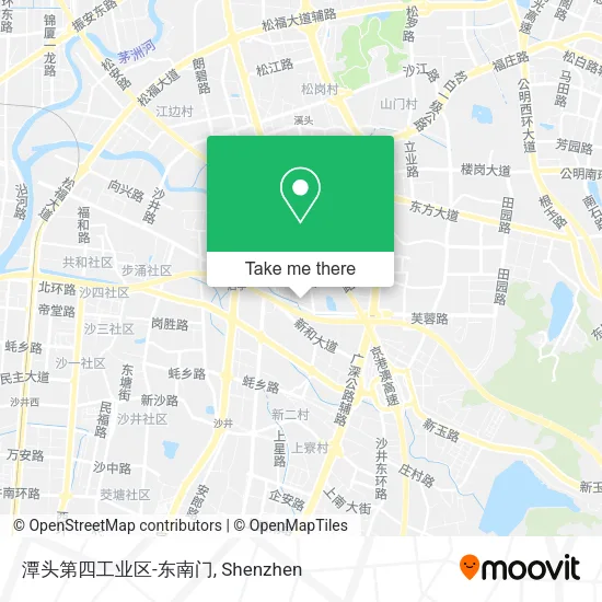 潭头第四工业区-东南门 map