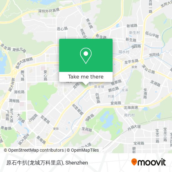 原石牛扒(龙城万科里店) map