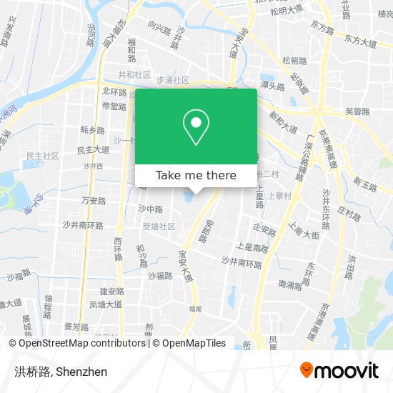 洪桥路 map