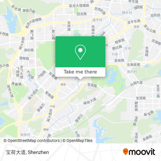 宝荷大道 map