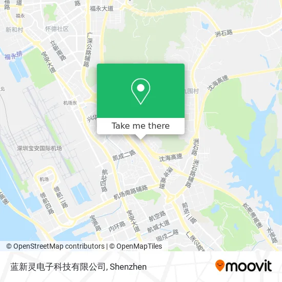 蓝新灵电子科技有限公司 map