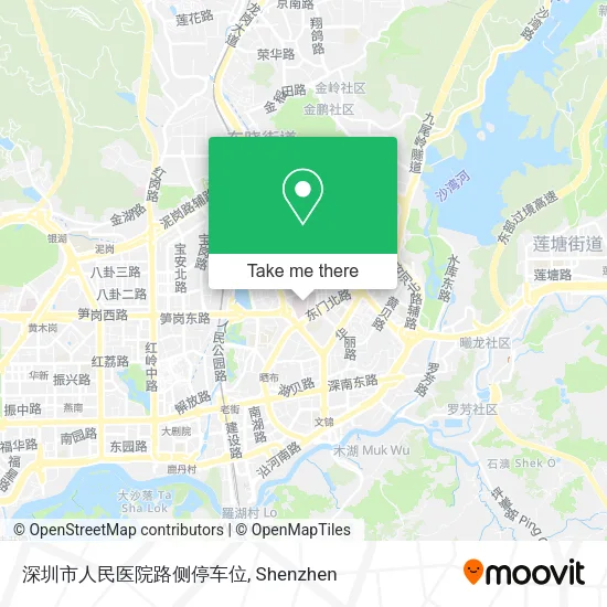 深圳市人民医院路侧停车位 map