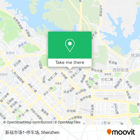 新福市场1-停车场 map