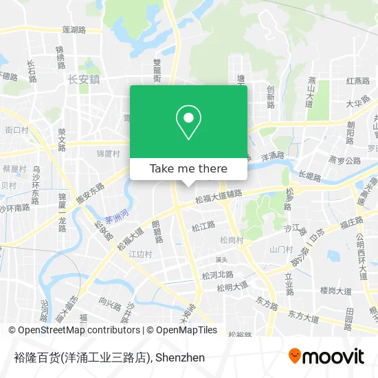 裕隆百货(洋涌工业三路店) map