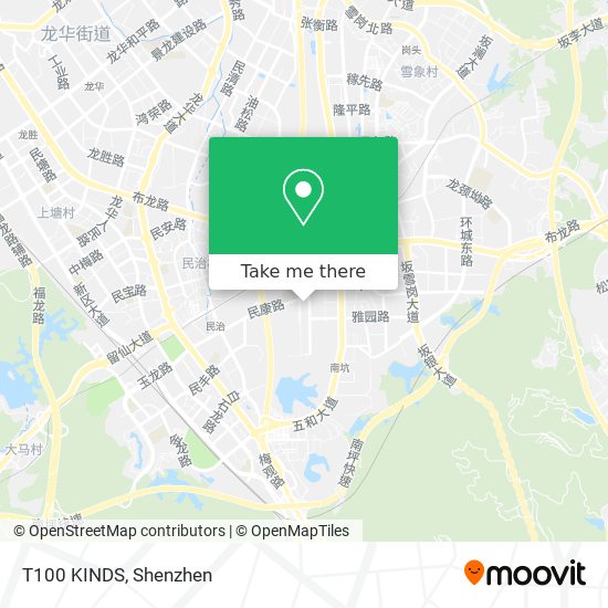 T100 KINDS map