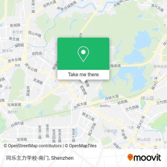 同乐主力学校-南门 map