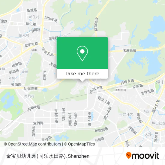 金宝贝幼儿园(同乐水田路) map