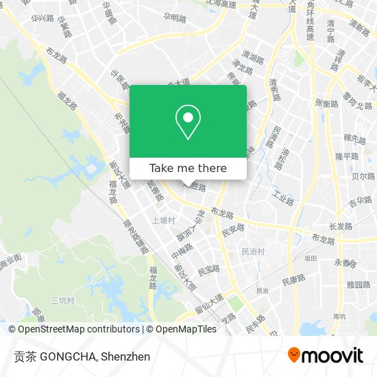 贡茶  GONGCHA map