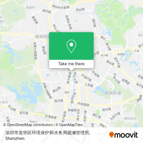 深圳市龙华区环境保护和水务局观澜管理所 map