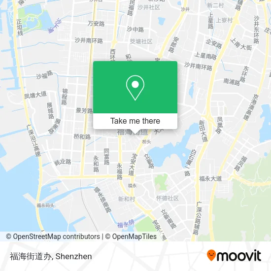 福海街道办 map