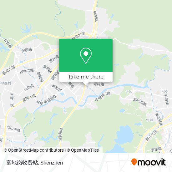 富地岗收费站 map