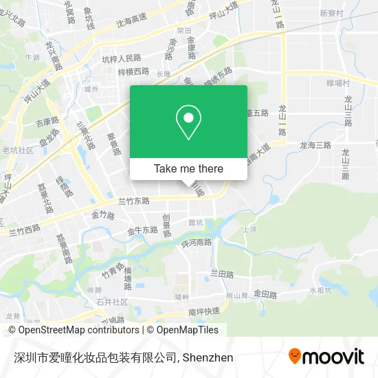深圳市爱瞳化妆品包装有限公司 map
