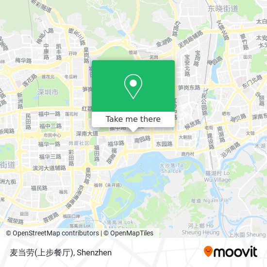 麦当劳(上步餐厅) map