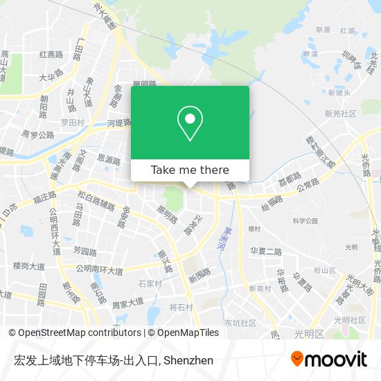 宏发上域地下停车场-出入口 map