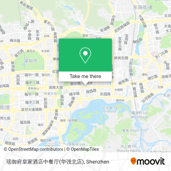 瑶御府皇家酒店中餐厅(华强北店) map