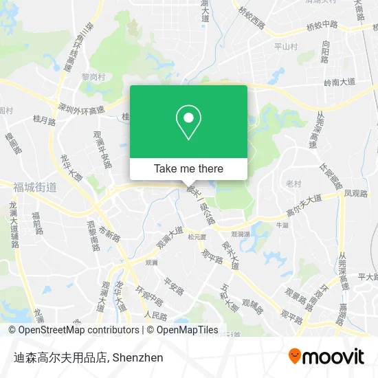 迪森高尔夫用品店 map
