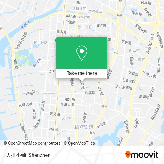 大排小铺 map