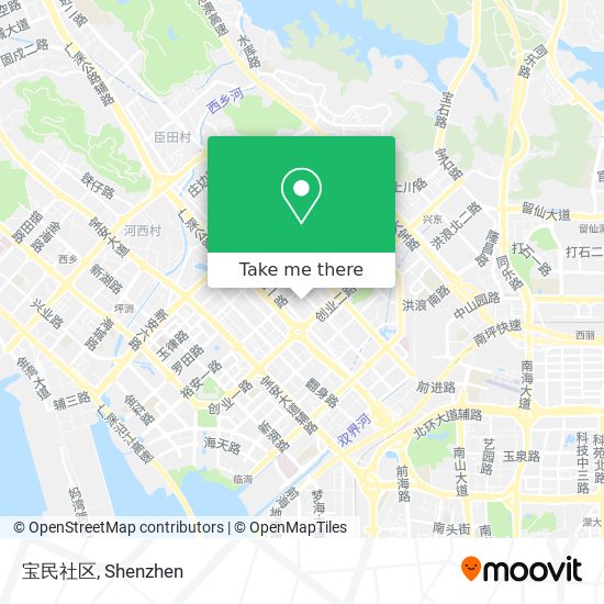宝民社区 map