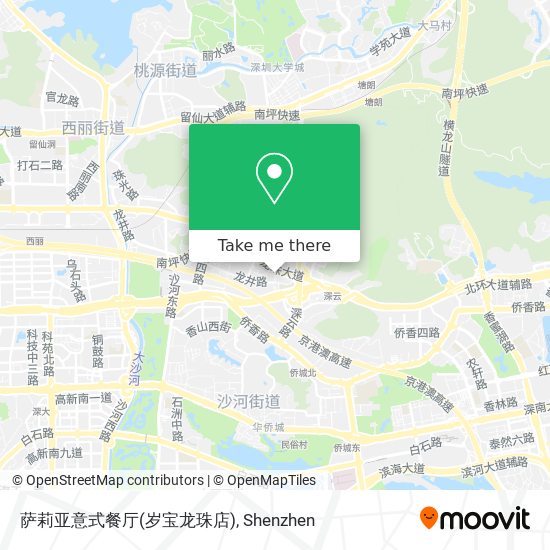 萨莉亚意式餐厅(岁宝龙珠店) map