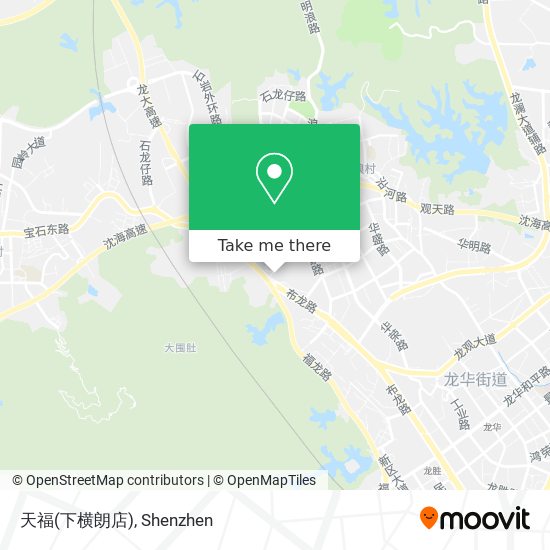 天福(下横朗店) map