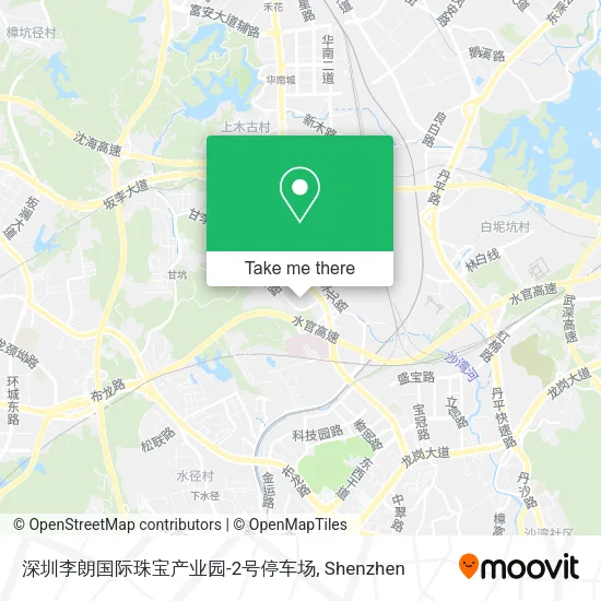 深圳李朗国际珠宝产业园-2号停车场 map