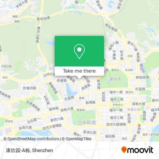 康欣园-A栋 map
