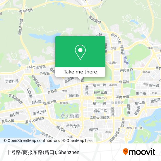 十号路/商报东路(路口) map