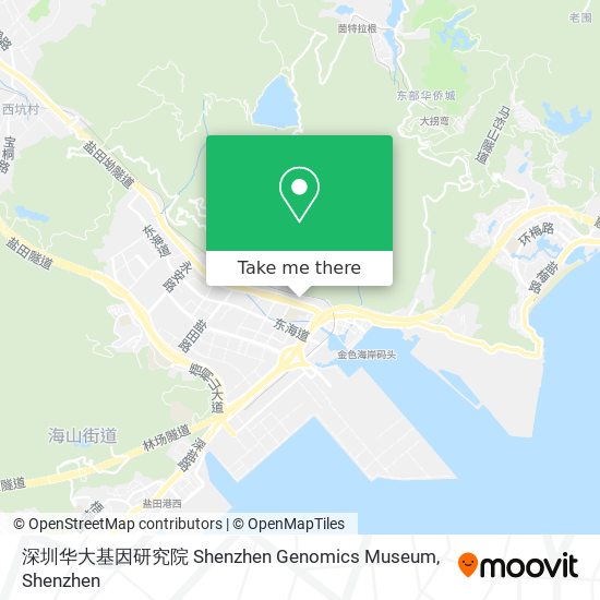 深圳华大基因研究院 Shenzhen Genomics Museum map