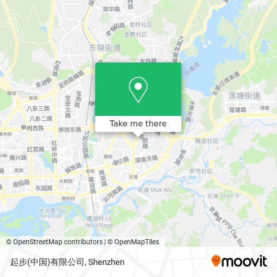 起步(中国)有限公司 map