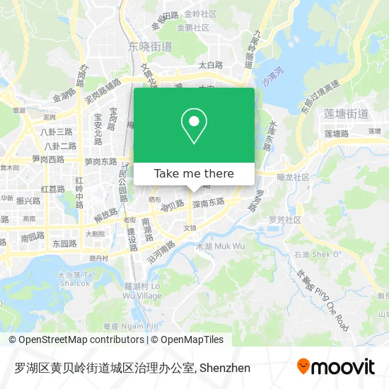 罗湖区黄贝岭街道城区治理办公室 map