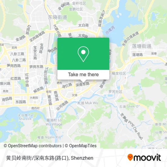 黄贝岭南街/深南东路(路口) map