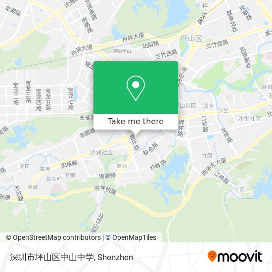 深圳市坪山区中山中学 map