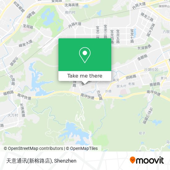 天意通讯(新榕路店) map