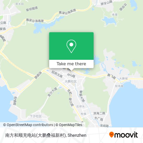 南方和顺充电站(大鹏叠福新村) map