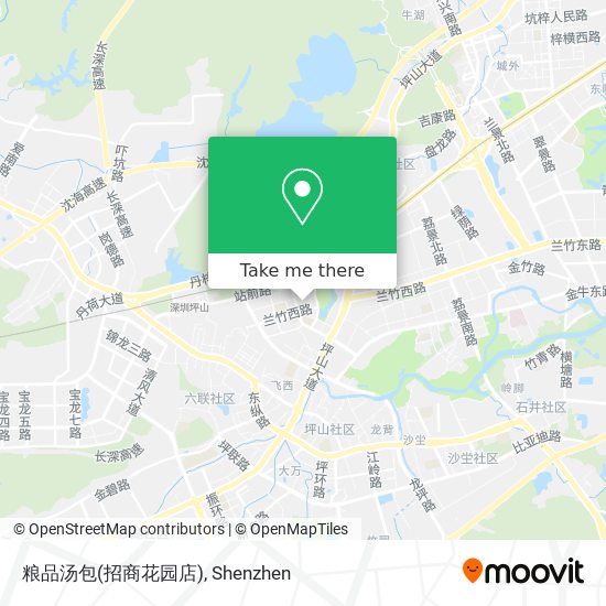 粮品汤包(招商花园店) map