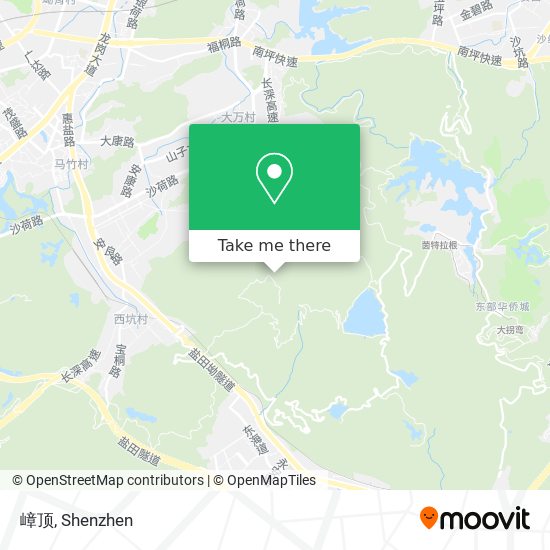 嶂顶 map